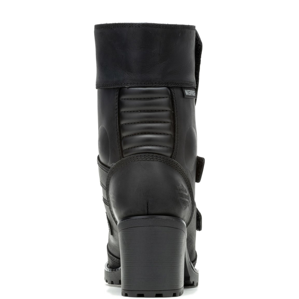 Harley-Davidson Women's Black Leather Boots - Picture 7 of 9